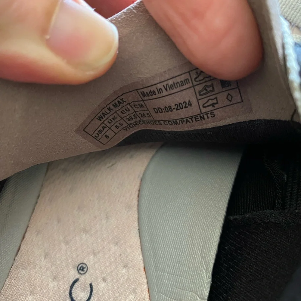 Vionic Walk Max, Magnolia Dusk Gray, size 8, like new - Picture 7 of 8